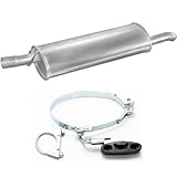  F dett E ENDSCHALLDà„MPFER AUSPUFF ENDTOPF + MONTAGESATZ