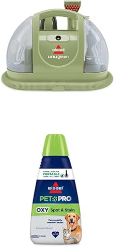 Miniatura 9 de Paquete de BISSELL Little Green Limpiador portátil multiusos inalámbrico para alfombras y tapicería, detallador automático de automóviles + fórmula