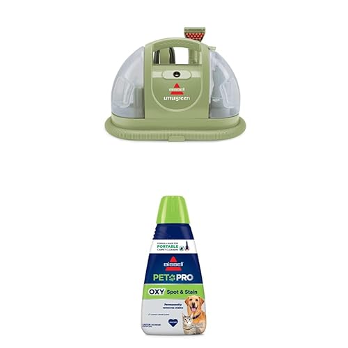 BUNDLE Little Green Portable Carpet Cleaner + PET PRO OXY Spot & Stain Formula, 32 oz. - Little Green + Pet Pro Oxy Spot & Stain