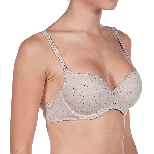 Selene Francesca, Sujetador Copa Foam Con Aros Mujer, Beige, 90B