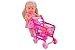 Globo Giocattoli - Baby Sally Bambola Interattiva con Carrello della Spesa - Bimbo, Multicolore 39845