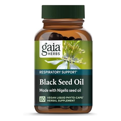 Gaia Herbs Black Seed Oil Capsules Cover