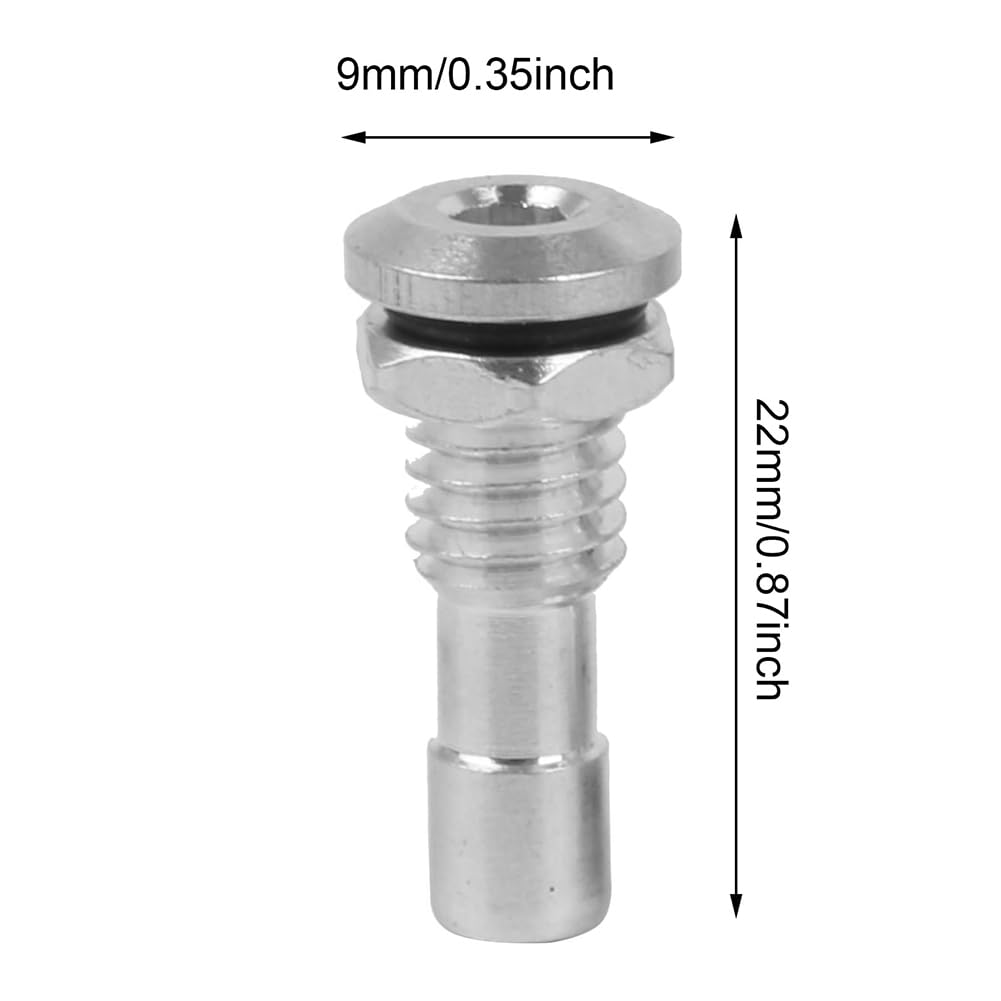 2 sztuki aluminium RC łódź wylotów wody, gwint ze śrubami o-ring do łodzi RC, do chłodzenia silnika M6