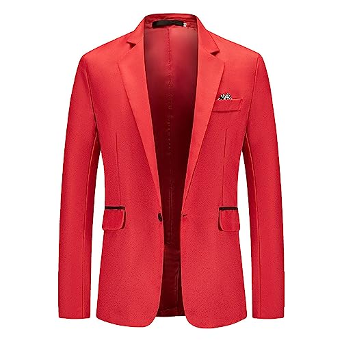 Combinaison de travail homme rouge ajustée résout le choix de tenue de mariage en L