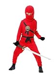 Ninja Master Red Children's Costume ninjago (Children's Small 6/8)