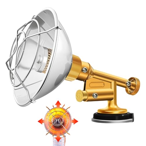 Calefacción Portátil Camping,Suministros de Calefacción Exterior | Radiadores de Terraza Inalámbricos | Para Apasionados Taller Senderismo Barbacoa Pesca Hielo Tienda Senderismo Patio Jardín