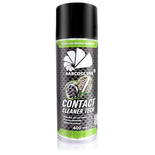AABCOOLING Contact Cleaner Tech 400ml – Spray Limpiador para contactos eléctricos Interiores de Coche, Elimina Aceite, Grasa y Polvo – Mantenimiento Tablero, Conectores Auto