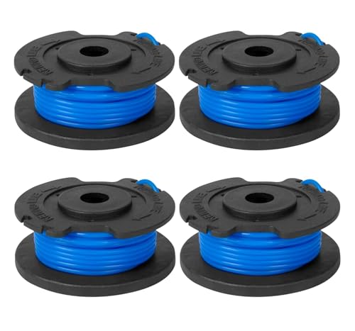 CKCSHI 4Pcs Strimmer Spool Compatible with Ryobi String Trimmer Replacement for Ryobi 18V 24V 40V One+ AC14RL3A Olt1832 Rac124