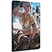 Produktbild Ciri Geralt of Rivia The Witcher 3 Poster Dekorative Malerei Leinwand Wandkunst Wohnzimmer Poster Schlafzimmer Gemälde Rahmen Stil 1 24×36inch(60×90cm)
