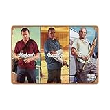 Michael Franklin GTA 5 Gaming Poster 12 X 8 Inches_1