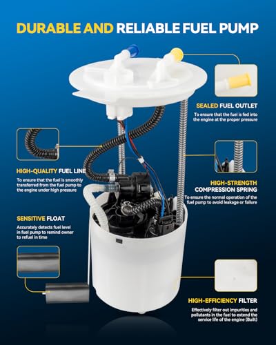 Image of PHILTOP FG1318 Fuel Pump Module Assembly Fits Ford Escape 2009-2012 2.5L /3.0L, Mercury Mariner 2009-2011 2.5L /3.0L, Mazda Tribute 2010 2.5L, Replacement for E2529M, E2554M, E2566M, P76434M