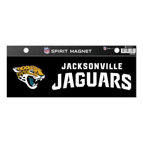 Rico Industries NFL Football Jacksonville Jaguars 4 x 10 Team Spirit Magnet - Car, Home Décor - Refrigerator, Office, Kitchen