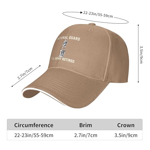 Gorra Army National Guard Retired para hombre y mujer miniatura 3