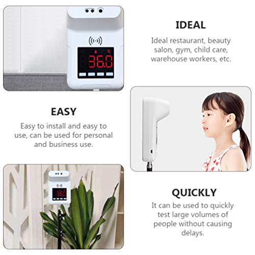 UPKOCH Wall Mounted Termômetro Medidor de Temperatura Digital de Não- Contato Testa Infravermelhos C