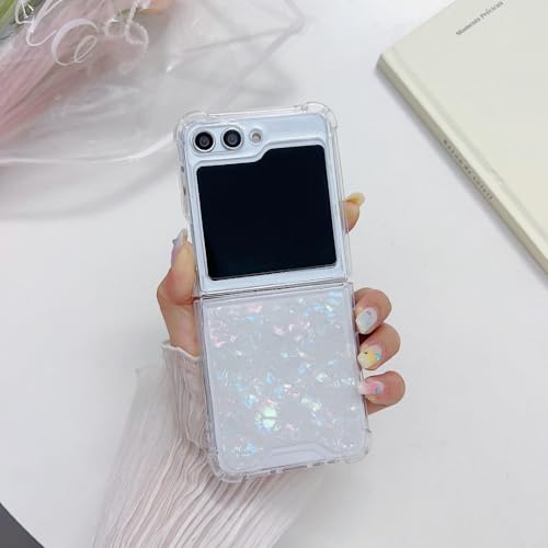 Coque Samsung Z Flip 5 4 3 paillettes coque rigide transparente cadeau femme