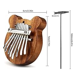 DBAILY Pouce Piano,Kalimba Avec Marteau d’Accord Portable Mini-Pratique Profession Durable Bois Massif Forme d’Ours Pour… - Les Beatles, Paul McCartney, John Lennon, RIngo Starr, George Harrison DBAILY Pouce Piano,Kalimba Avec Marteau d'Accord Portable Mini-Pratique Profession Durable Bois Massif Forme d'Ours Pour… – Image 2