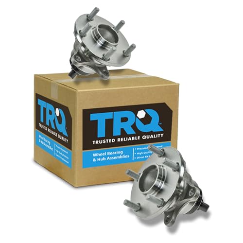 Image of TRQ Front Left and Right Wheel Bearing and Hub Assembly Set 2 Piece Compatible with 2001-2006 Lexus LS430