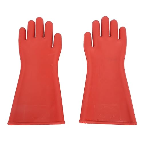 Guantes aislantes de goma para electricistas en reparaciones de alto voltaje 5