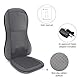 Comfier Massagesitzauflage mit Wärme, 2D/3D Shiatsu Massageauflage für Schulter und Rücken, Rückenmassagematte mit Wärmefunktion und Vibrationsfunktion,Geschenke für Männer/Frauen/Mama/Papa