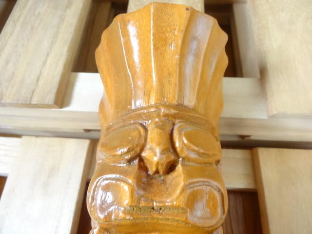 Amazon.co.jp: ハワイアン Tiki ティキ ハンドメイド 天然木 木彫り 像