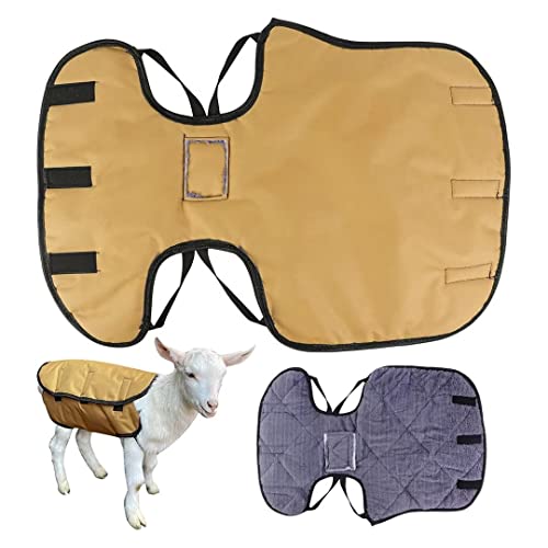 Perixir Goat Coat for Cold Weather (2 Pcs)