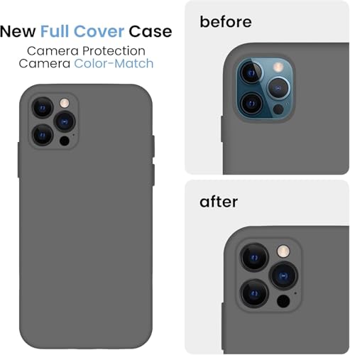 Image of VONZEE Square Candy Liquid Silicone iPhone Case Cover Compatible for iPhone 12 Pro Max, All Cube Series with Microfiber Lining Compatible iPhone 12 Pro Max (6.7 inch) Space