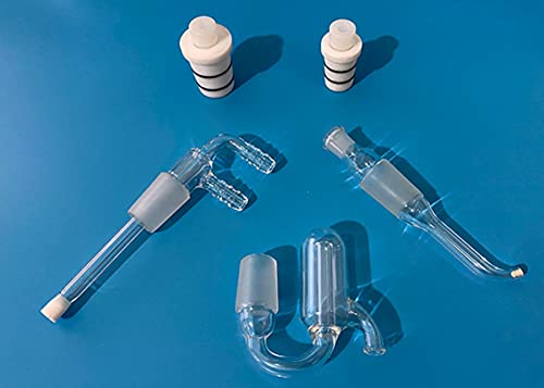 1PC Five Port electrolytic Cell Accessories, electrolytic Cell Accessories, F-Type Inlet and Outlet air Tube/Salt Bridge/Liquid seal/14#/19# Plugs