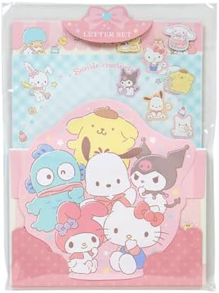 （09:30時点） サンリオ(SANRIO) キャラクター形レターセットサンリオキャラクターズ パッケージ:約幅16×奥行0.8×高さ22cm 493945