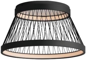 ET2 Lighting E20980-BK Loom - 42W 2 LED Flush Mount-15.75 Inches Tall and 22.75 Inches Wide