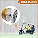 Bridiof Primary Clutch for Yamaha G2 G8 G9 G11 G14 G16 G20 G21 G22 4-Cycle Gas Golf Carts 1985-2006, Aluminum Drive Sheave, JN6-G6201-03 JN6-G6201-04