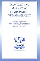 Economic and Marketing Enviroment of Management Selected Chapters From Basic Marketing 0256263817 Book Cover