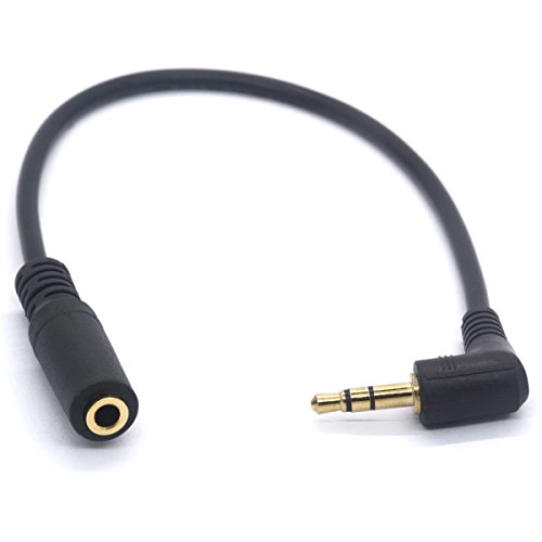 Tomost Rallonge de câble audio 3,5 mm mâle vers femelle - 20 cm
