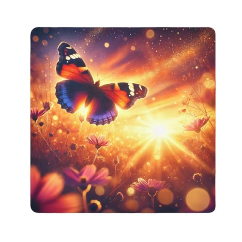 Butterfly Sunset Golden Camera Lens Wrap 21.7