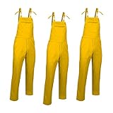 Pantalon peto de fiesta en colores chillones, amarillo girasol, perfecto para paeñas