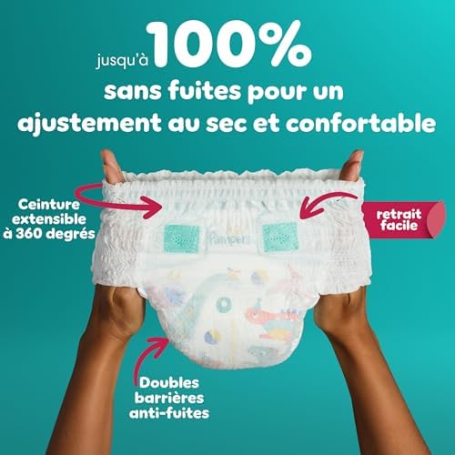 Pampers Diapers - Cruisers 360° - Size 5, up to 100% Leakproof Fit, Designed for Active Babies, Pull On Diaper, EZ Off Tabs Designed for Easy Changes, 1 Pack (Count of 96) — view 16