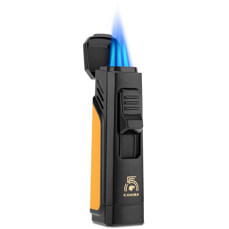 Encendedor portátil cortavientos para cigarros multifuncional miniatura 7