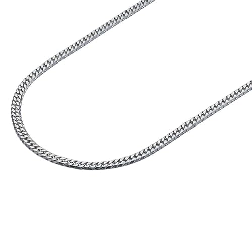 Pt850 ダブル六面喜平ネックレス 50cm-11g[造幣局検定マーク入り] ※沖縄・離島への配送不可