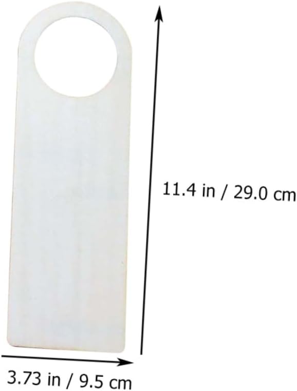10pcs Quality Material Door Hanger Creative Door Decoration Blank Plates