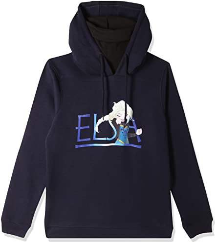 Image of Frozen Solid Sweatshirt with Hood - Navy Blue (DFZNSW0004.3 8-9Y)