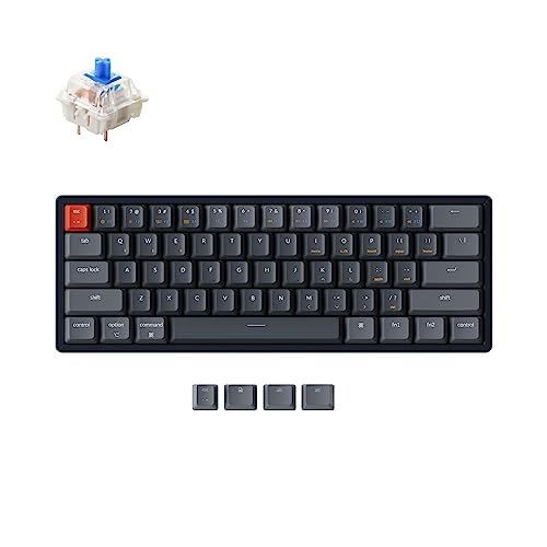 Keychron K12 ���C�����X/�L�����J�j�J���L�[�{�[�h �z�b�g�X���b�v�Ή� Gateron G Pro Blue Switch 60%�R���p�N�g���C�A�E�g RGB�o�b�N���C�g�t���A���~�j�E���t���[�� Mac Windows�Ή�