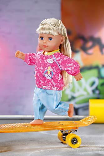 BABY born Freizeitanzug 43cm, pinke Jacke – Bild 6