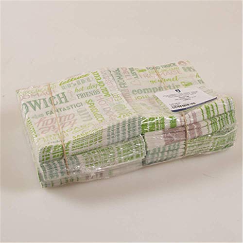 Sacchetti Aperto 2 Lati Parole - Hamburger 34