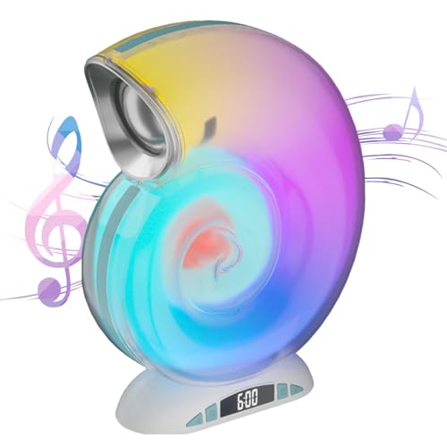 Haut-parleur musical sans fil avec lumière chaude et audio portable réglable