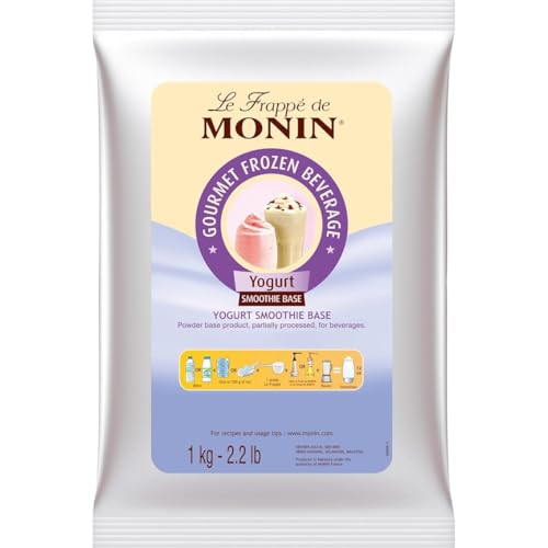 【 フラッペベース 1KG ヨーグルト 】MONIN モナン ◆選べる種類◆ 舌触り 滑らか 仕上げ スムージー ヨーグルト チョコレート バニラ コーヒー プレーン yogurt chocolate vinilla coffee non dairy go