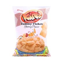 Oishi Kirei Yummy Flakes Shrimp Flavor, 2.12oz 60g 3 pack