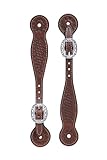 Weaver Leather Basin Cowboy Thin Spur Straps Brown