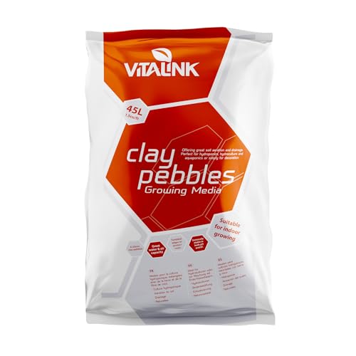 VitaLink 02-050-110 45L Clay Pebbles Bag, Red
