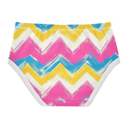 Wusikd Colorful Horizontal Girls' Underwear Cotton Girls Briefs Soft Toddler Underwear 2T2