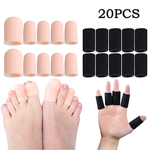 Protezione per Dita Proteggidita, Gel di Silicone, per Uomo e Donna, Corsa Quotidiana a Piedi, Prevenzione di Lesioni da Deformazione e Arrossamento delle Dita dei Piedi