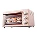 Piekarnik elektryczny stołowy 19L Różowy mini piekarnik Regulowana temperatura 0-240 ℃ i 60 minut Timer 3 tryby ogrzewania Pieczenie w domu Ciasto Grill Piekarnik elektryczny
